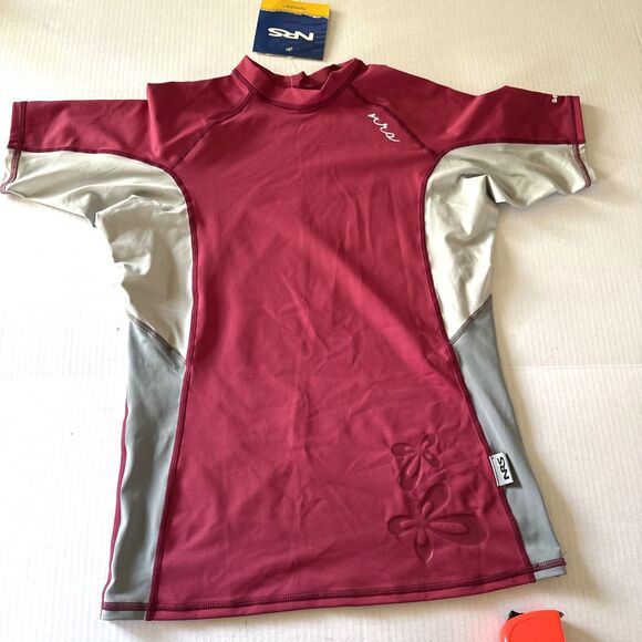 NRS Other - NEW NRS Hydroskin 0.5 Shirt Rashguard Women's Pink Short Sleeve Shirt Size Med